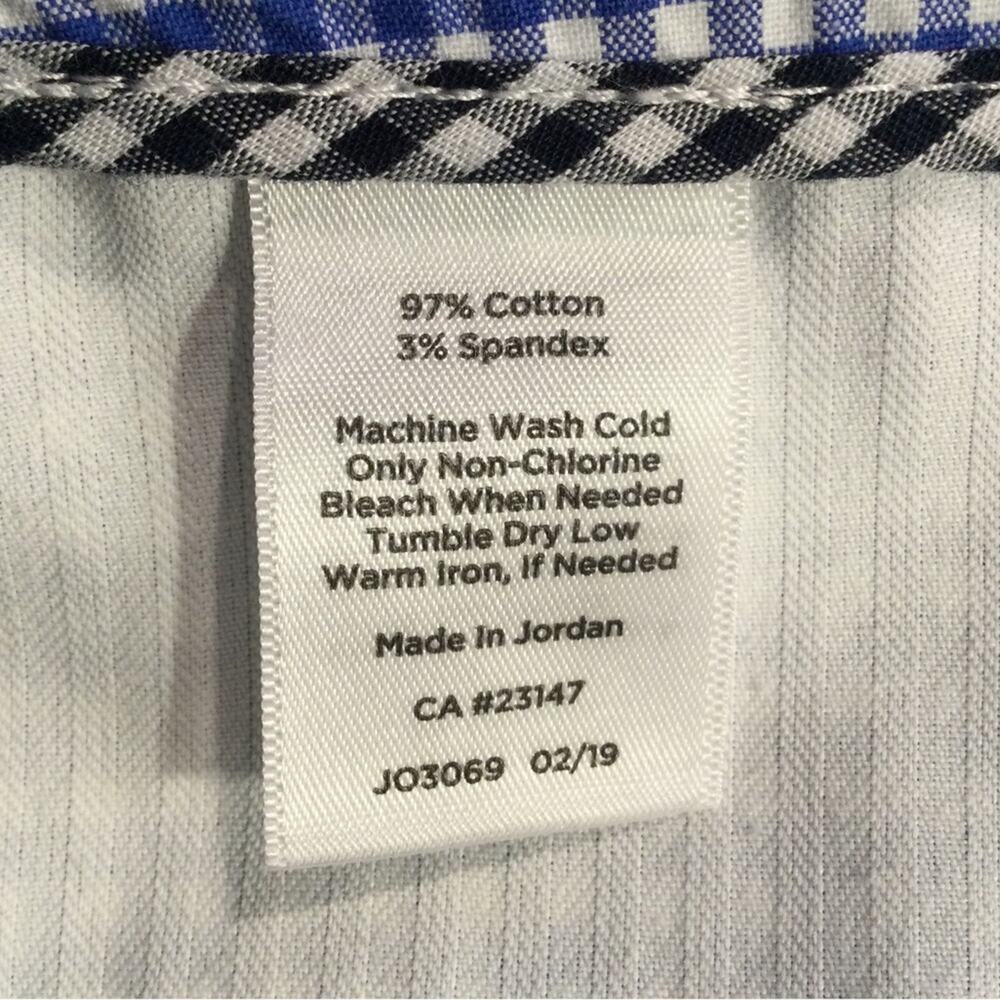 Talbots Perfect Skimmer Blue Gingham 12 - Picture 7 of 8
